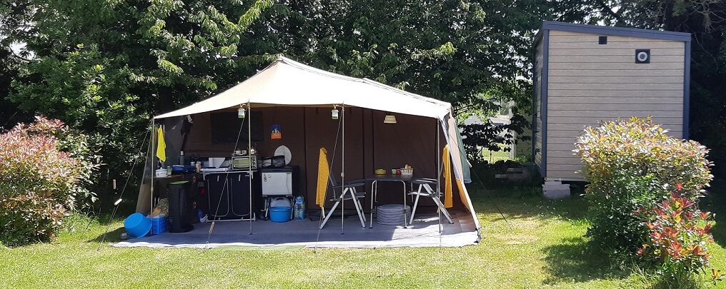 Camping Mont-Saint-Michel calme nature nouveauté sur emplacement de camping