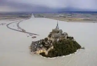 Grandes marées du Mont Saint Michel